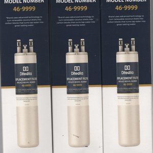 Lot of 3 Ditedila Replacement Refrigerator Water Filters Kenmore Compatible NEW
